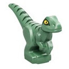 LEGO Bebé Raptor con Verde Rayas (37829 / 65438)