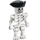 LEGO Esqueleto con Pirata Sombrero Minifigura