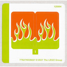 LEGO Pegatina Sheet for Set 60299 (77827)