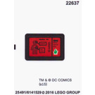 LEGO Pegatina Sheet for Set 76044 (25491 / 25507)