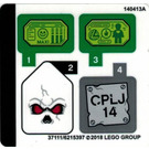 LEGO Pegatina Sheet for Set 76096 (37111)