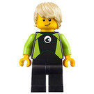 LEGO Surfista con Lima Wetsuit Minifigura