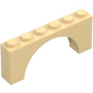 LEGO Arco 1 x 6 x 2 Parte superior de grosor medio (15254)