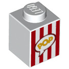 LEGO Ladrillo 1 x 1 con 'POP' en speech Burbuja (33466 / 43156)