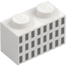 LEGO Ladrillo 1 x 2 con San Francisco Building Windows con tubo inferior (3004 / 45329)