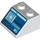 LEGO Pendiente 2 x 2 (45°) con Control Panel con Targeting Screen (3039 / 73773)