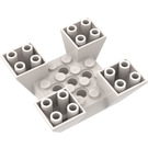 LEGO Con pendiente 6 x 6 x 2 (65°) Invertido Quadruple (30373)