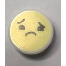 LEGO Loseta 1 x 1 Redondo con Sad Emoji (35380)