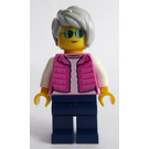 LEGO Woman con Pink Vest Minifigura