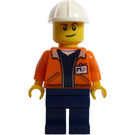 LEGO Worker con Nametag Minifigura