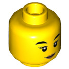 LEGO Daisy Kaboom Minifigure Cabeza (Perno sólido empotrado) (3626 / 66174)