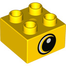 LEGO Duplo Ladrillo 2 x 2 con Eye (3437 / 43763)