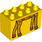 LEGO Duplo Ladrillo 2 x 4 x 2 con Giraffe Piernas y Lower Cuerpo (31111 / 43533)