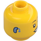 LEGO Mujer Cabeza con Open Smile y Hearing Aid (Espiga sólida hueca) (3626 / 69148)