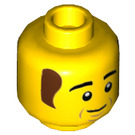 LEGO Fireman Bob Minifigure Cabeza (Perno sólido empotrado) (3626 / 74156)
