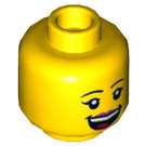 LEGO J.B. Watt Minifigure Cabeza (Perno sólido empotrado) (3626 / 66698)