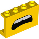 LEGO Panel 1 x 4 x 2 con Worried open Boca (14718 / 68377)