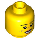 LEGO Parker L. Jackson Minifigure Cabeza (Perno sólido empotrado) (3626 / 56242)