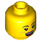 LEGO Parker L. Jackson Minifigure Cabeza (Perno sólido empotrado) (3626 / 66665)