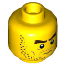 LEGO Scott Francis Minifigure Cabeza (Perno sólido empotrado) (3626 / 67246)