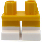 LEGO Pequeño Piernas con blanco Feet y Mitad Pierna (41879)