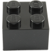 LEGO Negro Ladrillo 2 x 2 (3003 / 6223)