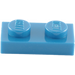 LEGO Azul Plato 1 x 2 (3023 / 28653)