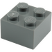 LEGO Gris piedra oscuro Ladrillo 2 x 2 (3003 / 6223)