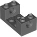 LEGO Gris piedra oscuro Ladrillo 2 x 4 x 1.3 con 2 x 2 Separar y Agujeros (18975 / 26447)