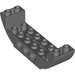 LEGO Gris piedra oscuro Pendiente 2 x 8 x 2 Curvo Invertido Doble (11301 / 28919)