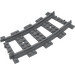 LEGO Gris piedra oscuro Tren Track Curvo 22.5° (53400 / 53405)