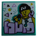 LEGO Turquesa oscuro Loseta 2 x 2 con DJ con ranura (3068)
