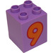 LEGO Duplo Ladrillo 2 x 2 x 2 con '9' (13172 / 28937)