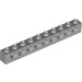 LEGO Gris piedra medio Ladrillo 1 x 10 con Agujeros (2730)