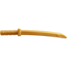 LEGO Oro perla Espada con protector cuadrado y pomo tapado (Shamshir) (21459)