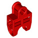LEGO rojo Pelota Conector con Perpendicular Axleholes y Vents y ranuras laterales (32174)