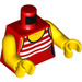 LEGO Fun at the Beach Grandma Minifig Torso (973 / 76382)