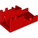 LEGO rojo Minifig Cañón 2 x 4 Base (2527)