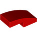 LEGO rojo Pendiente 1 x 2 Curvo (3593 / 11477)