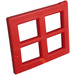 LEGO rojo Ventana Pane 2 x 4 x 3  (4133)