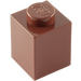 LEGO Marrón rojizo Ladrillo 1 x 1 (3005 / 30071)