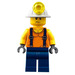 LEGO Sweating Mine Worker Minifigura