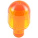LEGO Naranja Transparente Bar 1 con cubierta de luz (29380 / 58176)