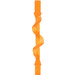 LEGO Naranja Transparente Power Burst Rod con Spiral Ridge