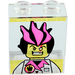 LEGO Panel 1 x 2 x 2 con Dr. Inferno sin soportes laterales, espárragos huecos (4864 / 63711)