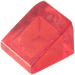 LEGO Rojo transparente Pendiente 1 x 1 (31°) (50746 / 54200)