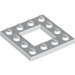 LEGO blanco Plato 4 x 4 con 2 x 2 Open Centrar (64799)