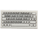 LEGO blanco Loseta 1 x 2 con PC Keyboard Modelo con ranura (46339 / 50311)