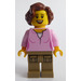 LEGO Woman con Bright Pink Shirt Minifigura