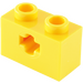 LEGO Ladrillo 1 x 2 con Eje Agujero ('+' Apertura y Tubo Inferior) (31493 / 32064)